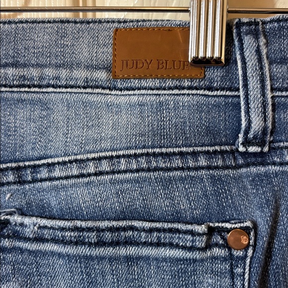 Judy Blue Women's Distressed Blue Skinny Jeans - Picture 9 of 10